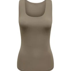 ONLY dame top ONLEA - Walnut Best
