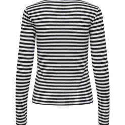ONLY dame Top ONLELLI - Black Stripes:White New