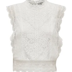 ONLY dame top ONLKARO - Cloud Dancer Sale