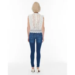 ONLY dame top ONLKARO - Cloud Dancer Sale