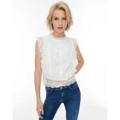 ONLY dame top ONLKARO - Cloud Dancer Sale