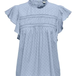 ONLY dame top ONLKATTI - Cashmere Blue Sale