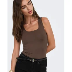 ONLY dame top ONLLONE - Seal Brown Outlet