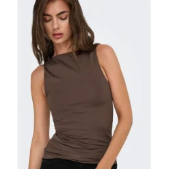 ONLY dame top ONLLONE - Seal Brown Outlet