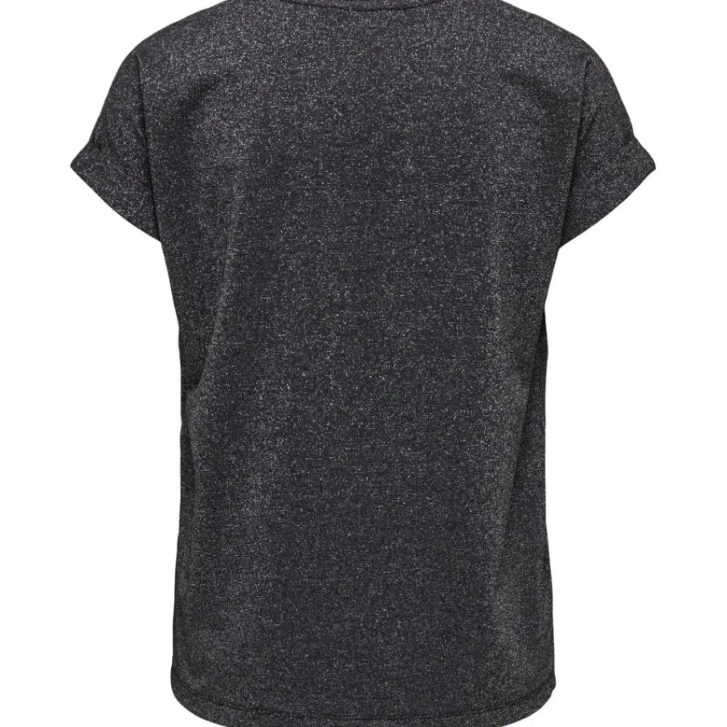 ONLY DAME TOP ONLMOSTER - Black Silver lurex Discount