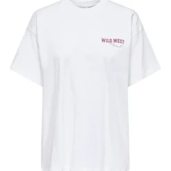 ONLY DAME TOP ONLVIVVI - Bright White Wild West Tour