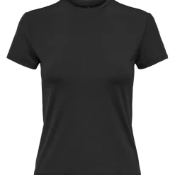 ONLY dame t-shirt ONLEA - Black Clearance