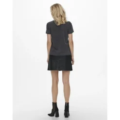 ONLY dame t-shirt ONLLUCY - Black Lover