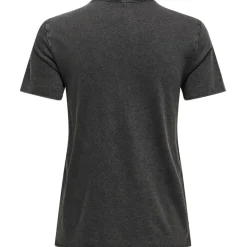 ONLY dame t-shirt ONLLUCY - Black The rebel Sale