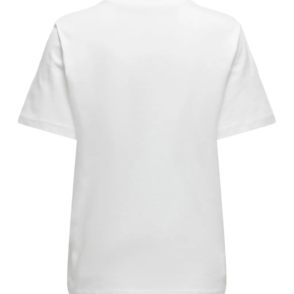 ONLY dame t-shirt ONLMONJA - White Outlet