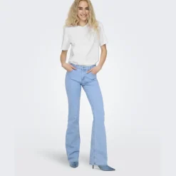 ONLY dame t-shirt ONLMONJA - White Outlet