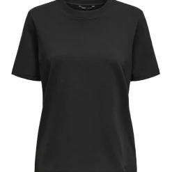 ONLY dame t-shirt ONLMONJA - Black Outlet