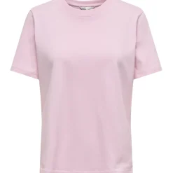 ONLY dame t-shirt ONLMONJA - Pink Lady Online