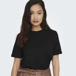 ONLY dame t-shirt ONL - Black Outlet
