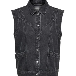 ONLY dame vest ONLKENNEDY - Washed Black Hot