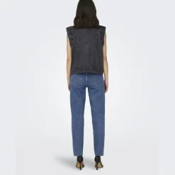 ONLY dame vest ONLKENNEDY - Washed Black Hot