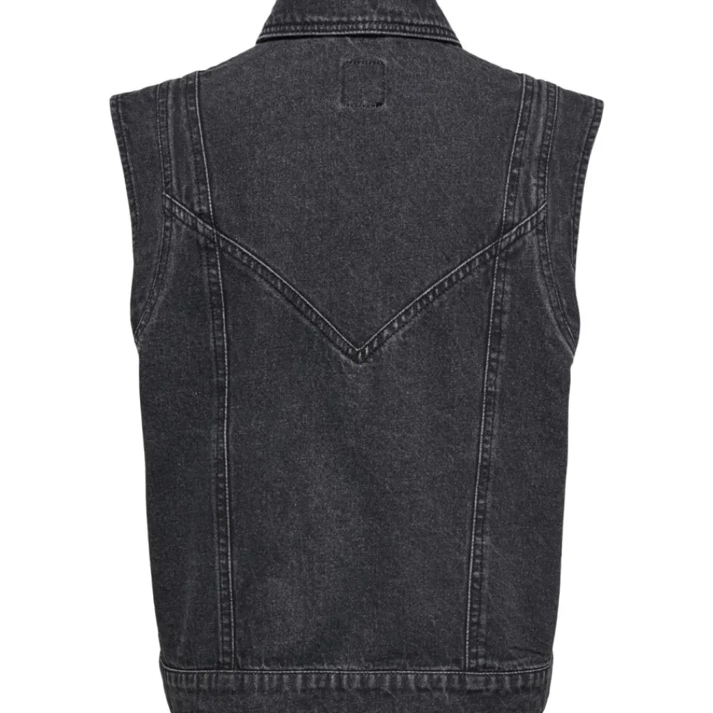 ONLY dame vest ONLKENNEDY - Washed Black Hot