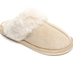 SHOES Pamela dame hjemmesko 7263 - Beige Sale