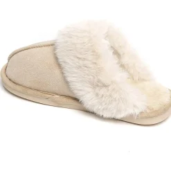 SHOES Pamela dame hjemmesko 7263 - Beige Sale