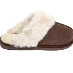 SHOES Pamela dame hjemmesko 7263 - Brown Hot