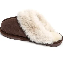 SHOES Pamela dame hjemmesko 7263 - Brown Hot