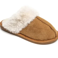 SHOES Pamela dame hjemmesko 7263 - Camel Hot