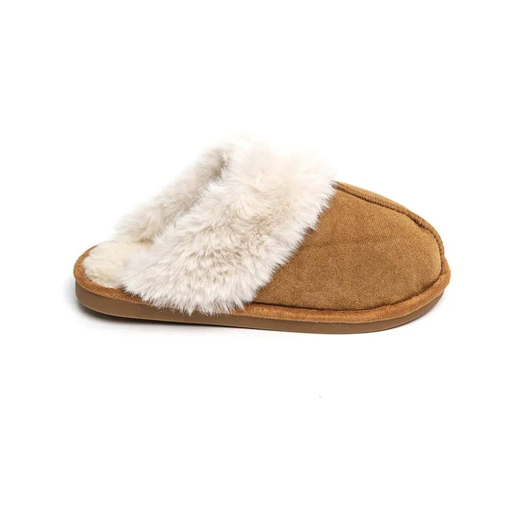 SHOES Pamela dame hjemmesko 7263 - Camel Hot