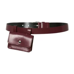 PIECES PCFIA dame bælte PCFIA - Rhubarb silver