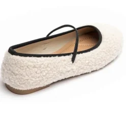 SHOES Petra Dame ballerinasko 6666 - Beige Discount