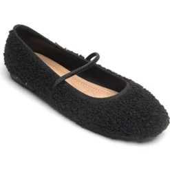 SHOES Petra Dame ballerinasko 6666 - Black Clearance