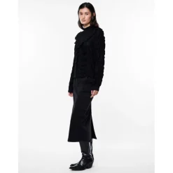 PIECES dame bluse PCALEX - Black Clearance