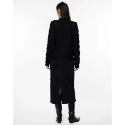 PIECES dame bluse PCALEX - Black Clearance