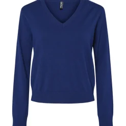 PIECES dame bluse PCNATALIE - Bellwether Blue Discount