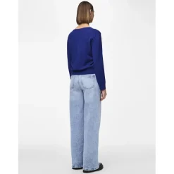 PIECES dame bluse PCNATALIE - Bellwether Blue Discount