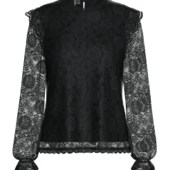 PIECES dame bluse PCOLLINE - Black Sale