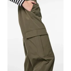 PIECES dame bukser PCANNA - Deep Lichen Green New