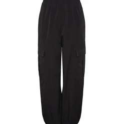 PIECES dame bukser PCANNA - Black Hot