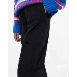 PIECES dame bukser PCANNA - Black Hot