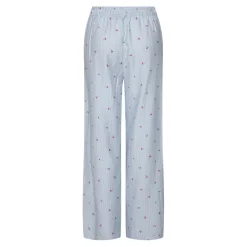 PIECES dame bukser PCFIONNA - Lichen Blue Hot