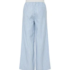PIECES dame bukser PCHARPER - Cornflower Blue Stripes Outlet