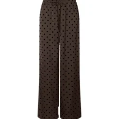 PIECES dame bukser PCJYTTA - Hot Fudge Black dots Clearance
