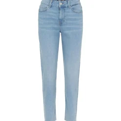 PIECES dame bukser PCLUNA - Medium blue denim Clearance