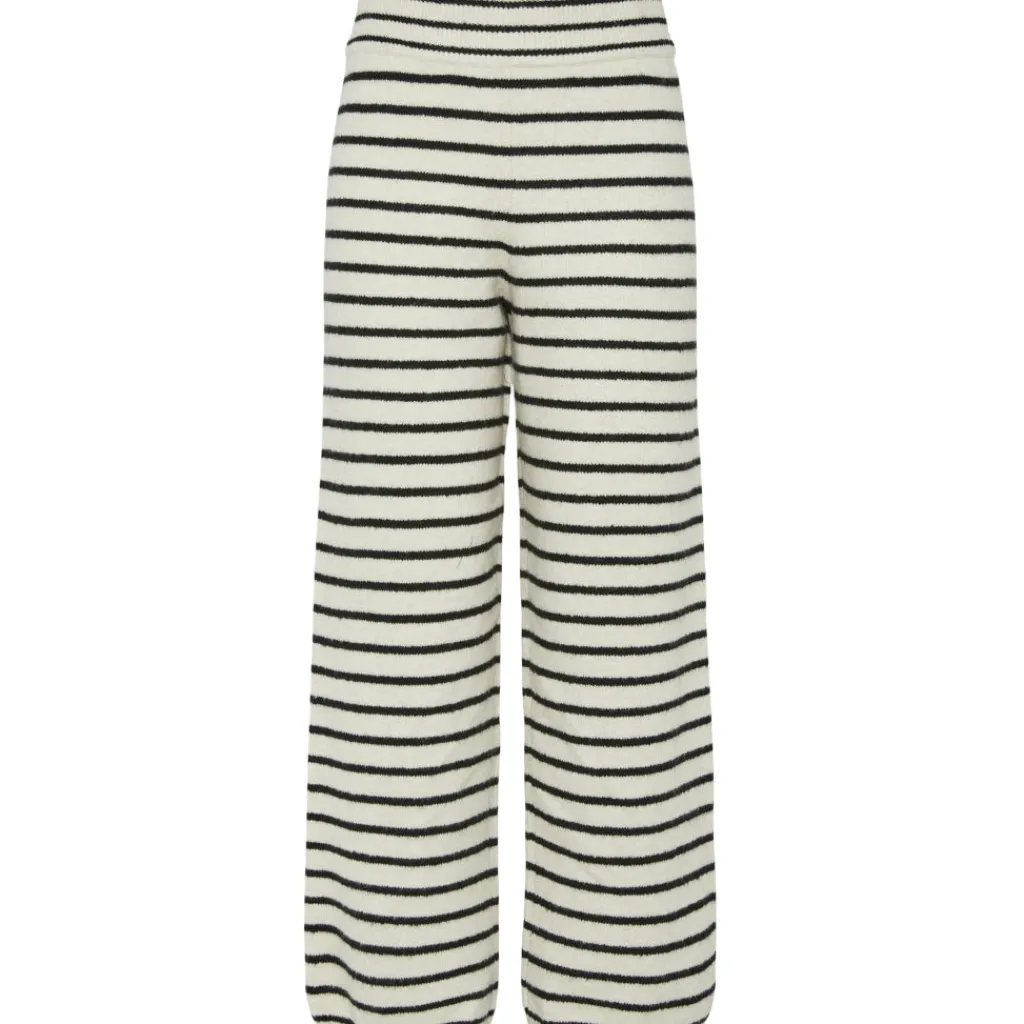 PIECES dame bukser PCPENNA - Whitecap Gray black Discount