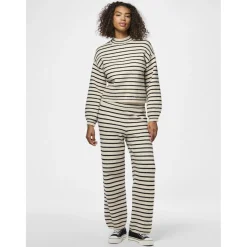 PIECES dame bukser PCPENNA - Whitecap Gray black Discount