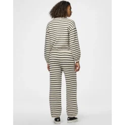 PIECES dame bukser PCPENNA - Whitecap Gray black Discount