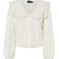 PIECES DAME CARDIGAN PCABBY - Cloud Dancer Hot