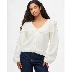 PIECES DAME CARDIGAN PCABBY - Cloud Dancer Hot