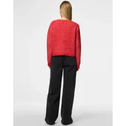 PIECES dame cardigan PCJYDA - High risk red Clearance