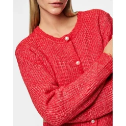 PIECES dame cardigan PCJYDA - High risk red Clearance