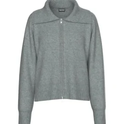 PIECES DAME CARDIGAN PCMALOU - Medium grey melange Outlet